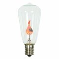 Vickerman ST40 Clear Flicker Flame E17 Replacement Bulbs - 10 V17ST40